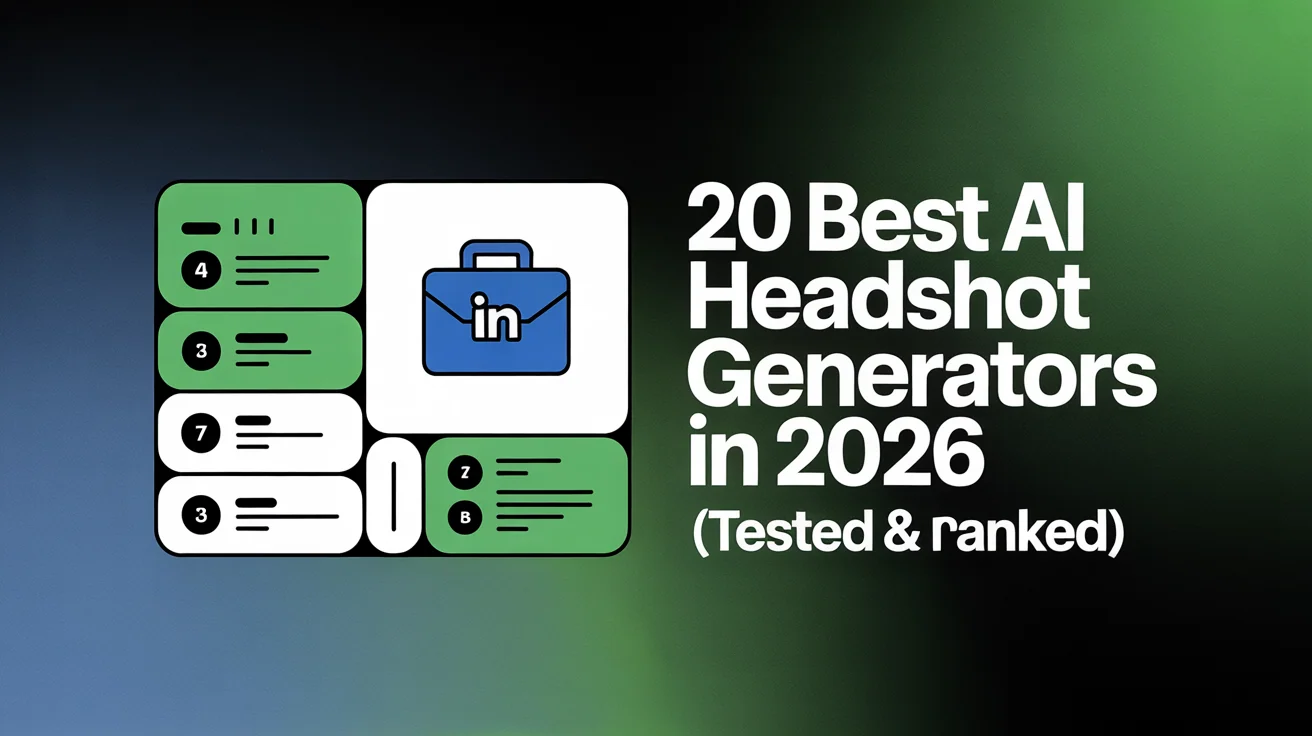 Best AI headshot generators 2026: professional portrait and profile photo tools