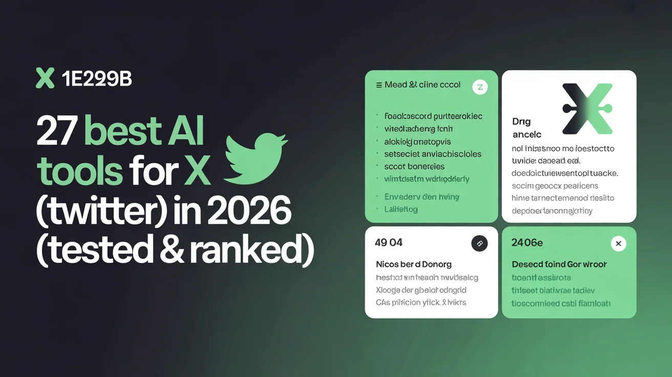 Best AI tools for X Twitter 2026: content creation and scheduling tools for X
