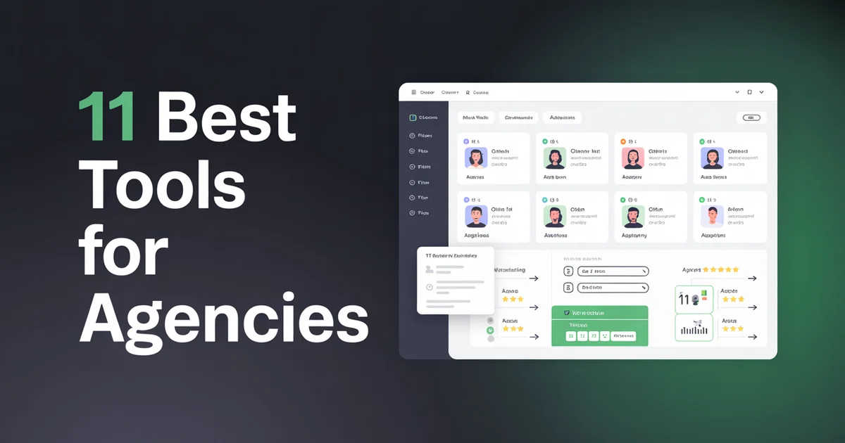 Agency team managing multiple client social media accounts on dashboard