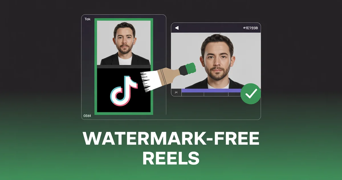 Posting TikTok content to Instagram Reels without the watermark to keep algorithmic distribution intact in 2026