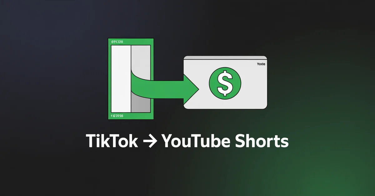 Posting TikTok content to YouTube Shorts in 2026 using PostEverywhere instead of the native uploader