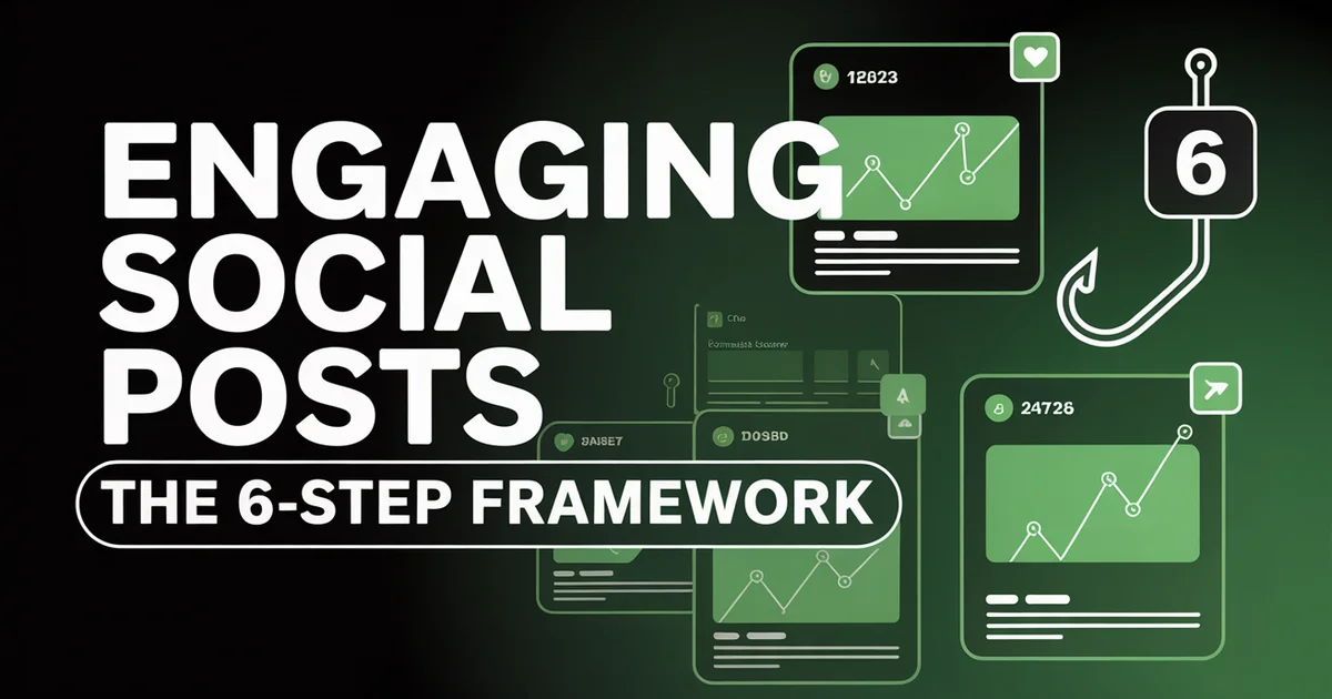 Guide to creating engaging social media posts: framework for hooks, audience targeting, and content structure