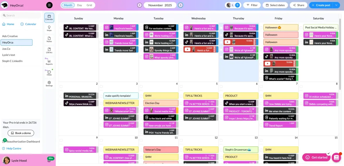 Agency social media management alternatives to HeyOrca