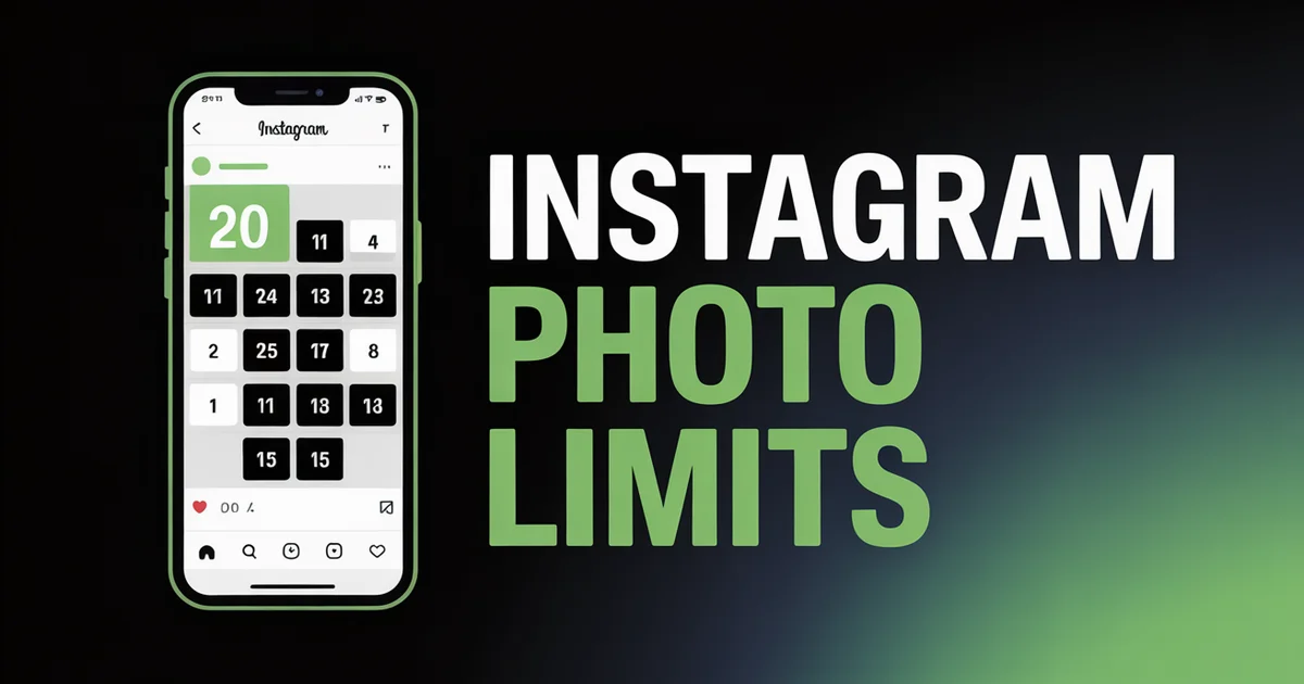 How many photos can you post on Instagram in 2026, with the full per-post-type limits explained