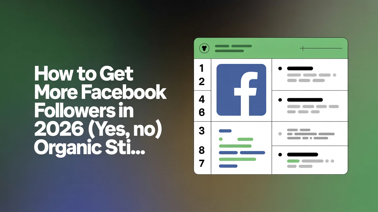 Social media manager growing Facebook page following with content strategy on smartphone