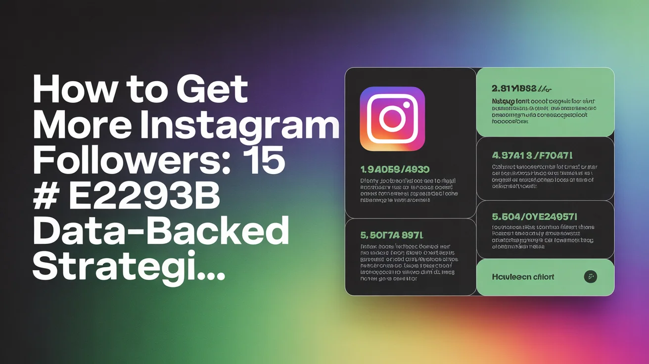 Social media app on smartphone showing follower growth strategies and engagement metrics