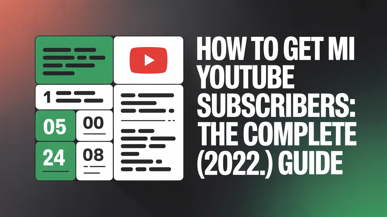Content creator optimizing YouTube channel for subscriber growth on smartphone
