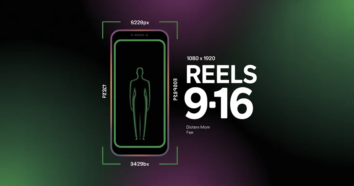 Instagram Reels aspect ratio 2026 — 9:16 vertical 1080×1920, safe zones, grid crop to 3:4