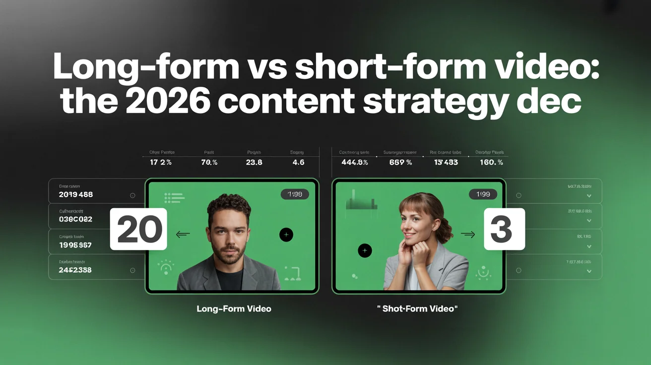 Long-form vs short-form video — discovery-focused short-form vs monetization-driven long-form for 2026 creators
