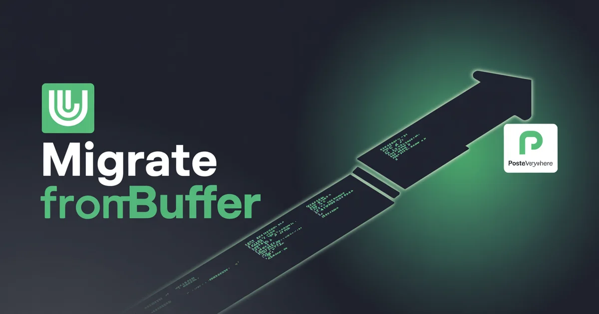Migrating a Node.js codebase from the Buffer API to the PostEverywhere API