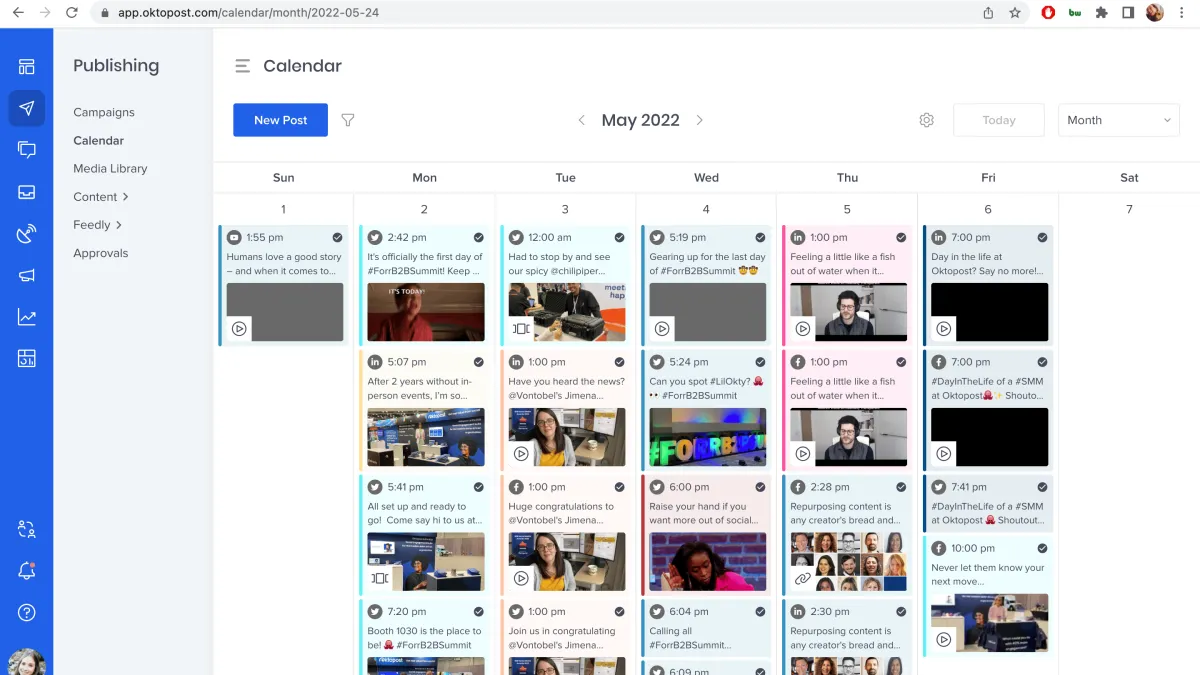 B2B social media management alternatives to Oktopost