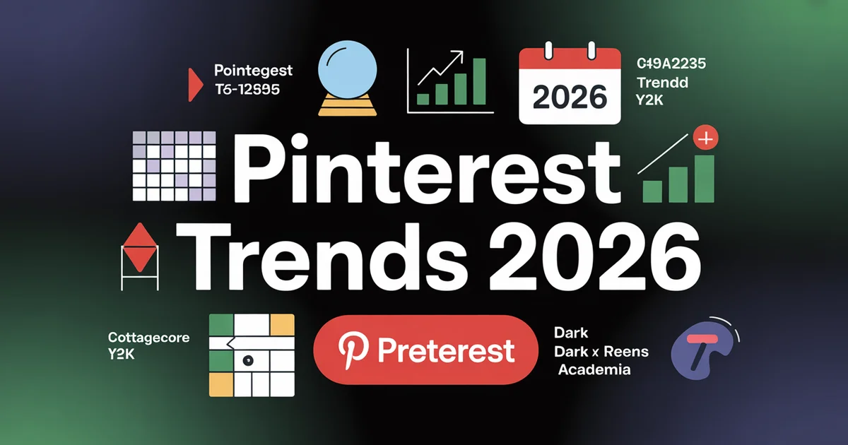 Pinterest 2026 trend forecast mood board with aesthetic and lifestyle predictions