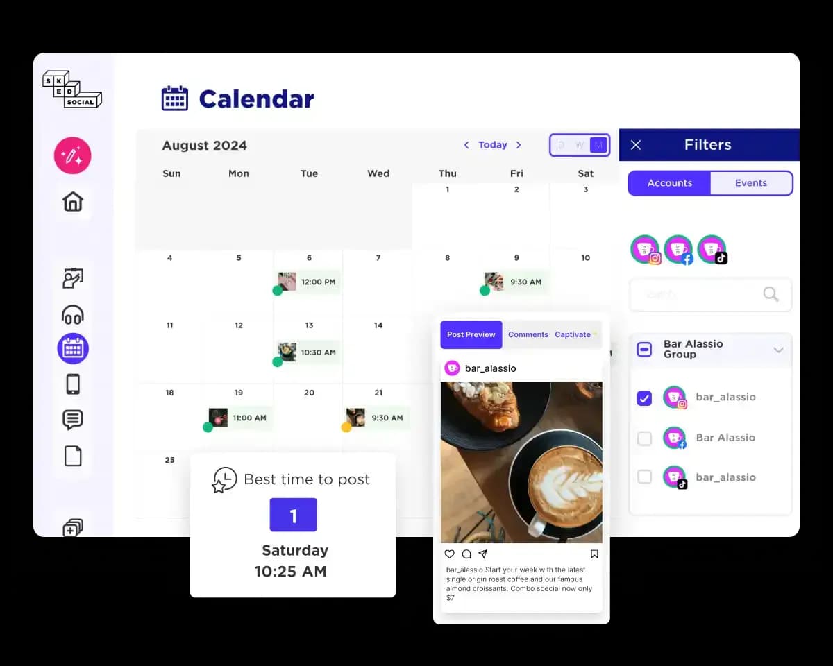 Social media scheduling alternatives to Sked Social for multi-platform publishing