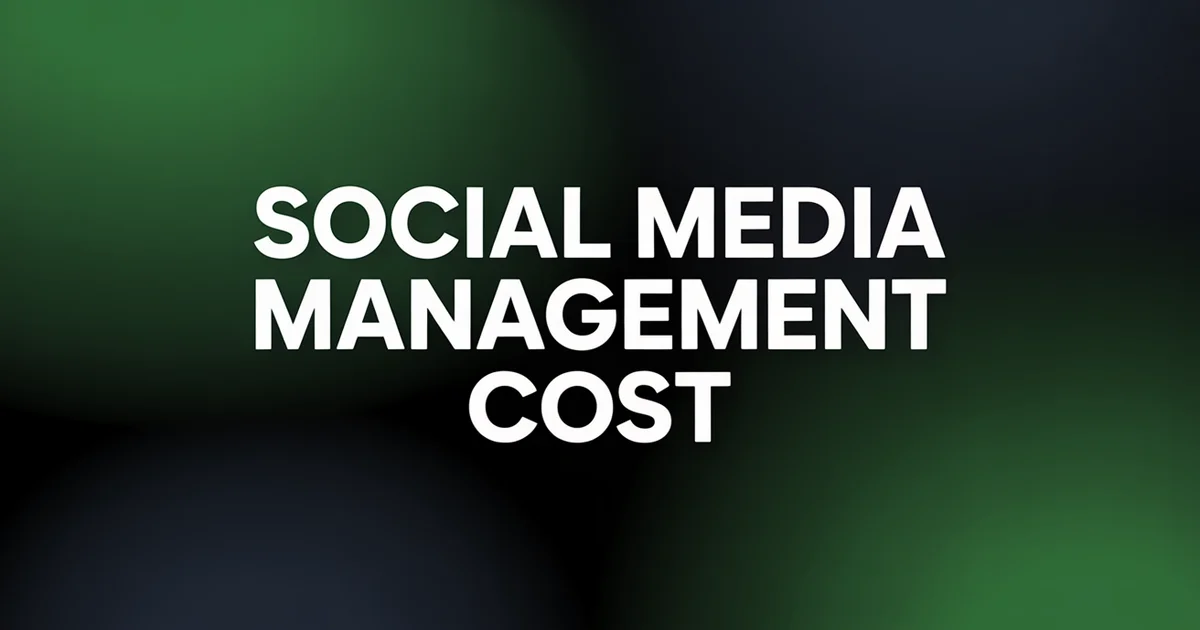 How much does social media management cost — full pricing breakdown
