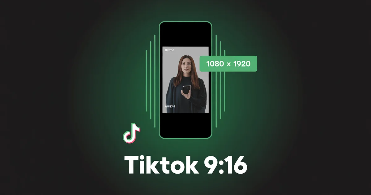 TikTok aspect ratio 2026 — 9:16 vertical 1080×1920, safe zones, photo carousels