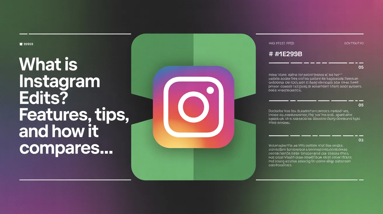 Instagram app interface showing video editing tools for creating Reels and short-form content