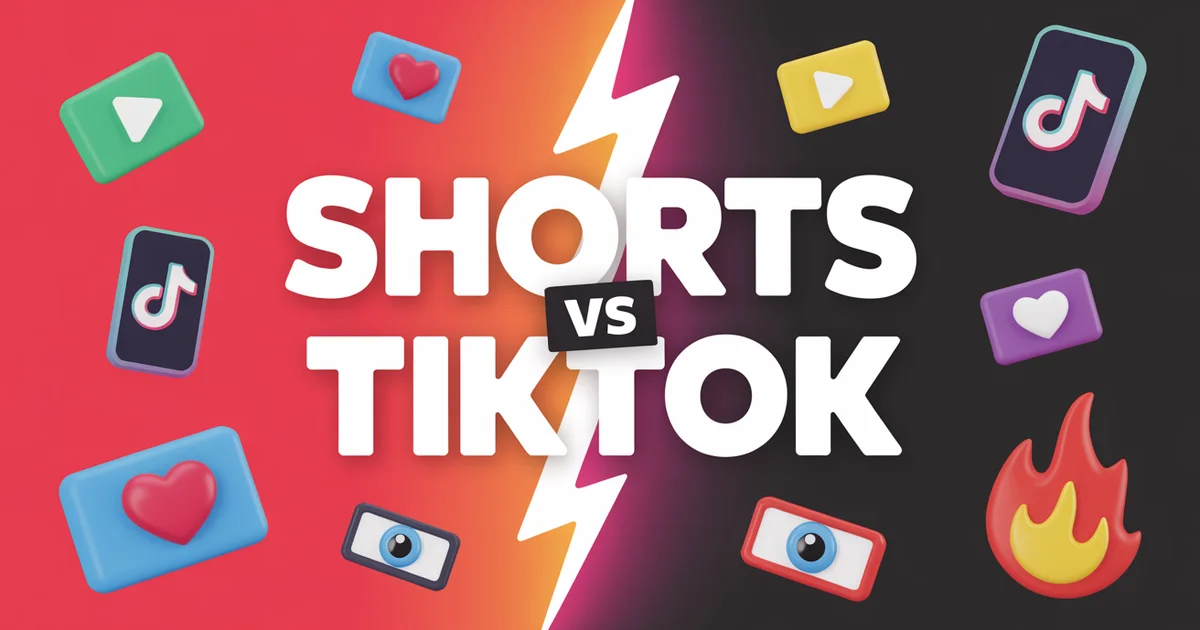 YouTube Shorts vs TikTok comparison