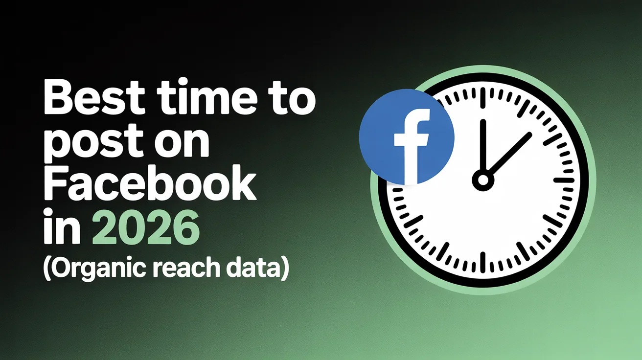 Facebook logo on blue background — best time to schedule Facebook posts for maximum reach