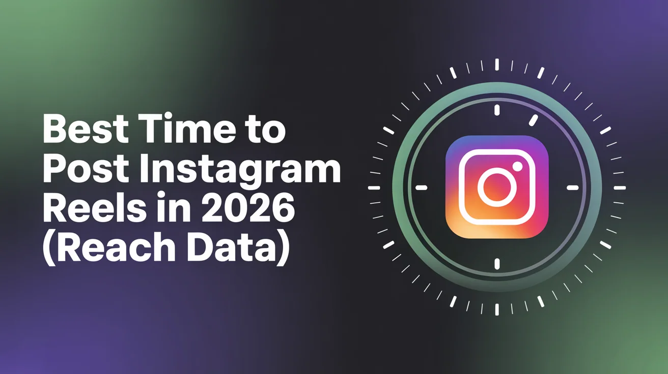 Instagram logo and app icon on smartphone showing Reels timing strategy and optimal posting windows for maximum engagement and views
