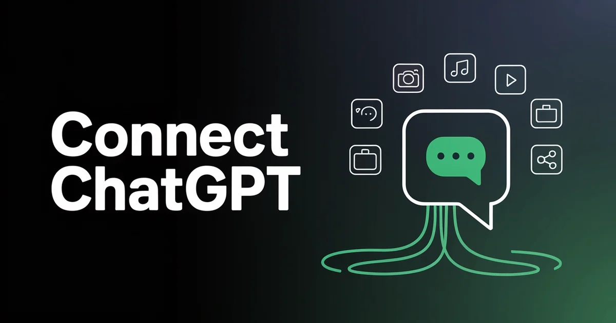 PostEverywhere connected to ChatGPT as an MCP connector, scheduling posts to all top platforms from a chat window