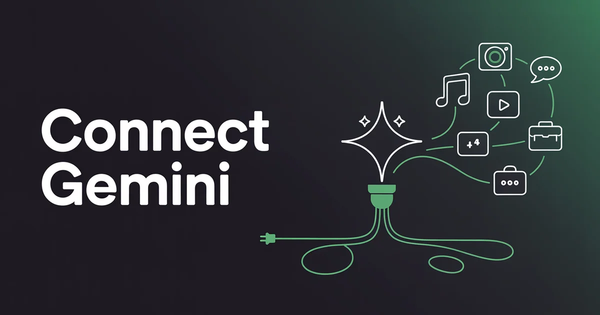 PostEverywhere connected to Gemini CLI through an MCP server, with the Gemini app path marked not yet available