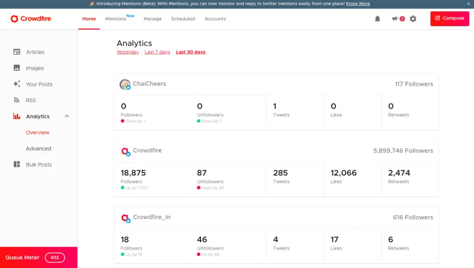 Social media scheduling alternatives after Crowdfire shutdown