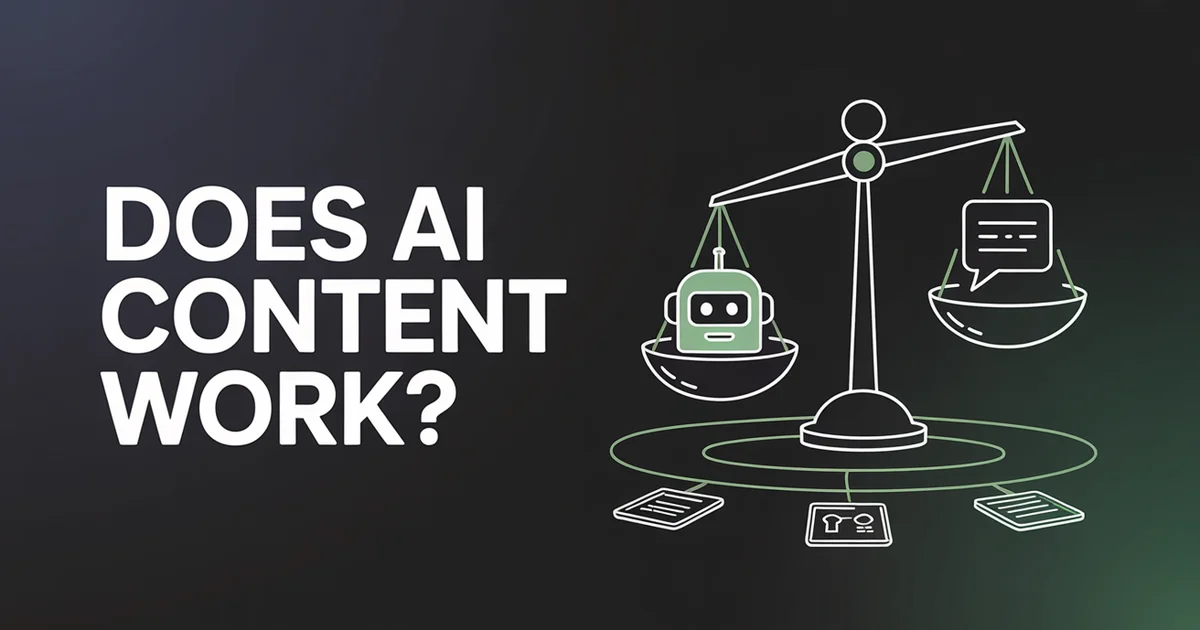 Chart comparing AI and human social media content engagement performance