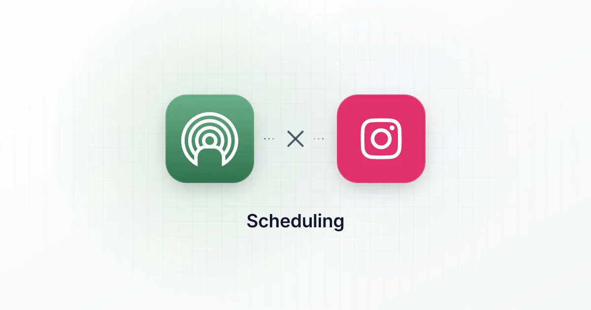 PostEverywhere and Instagram app icons side by side: how to schedule Instagram posts