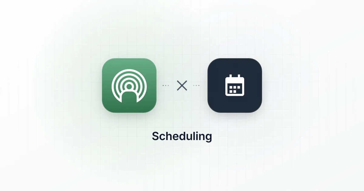 PostEverywhere and calendar app icons side by side: how to schedule social media posts step by step