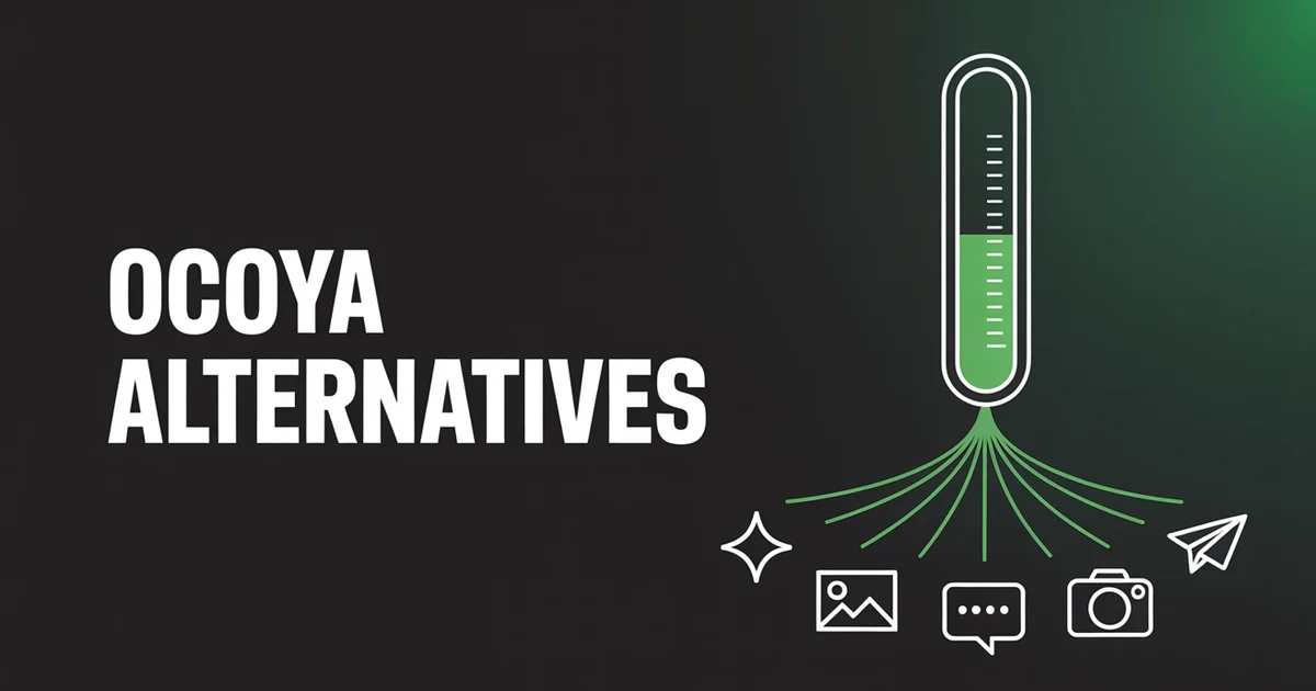 Ocoya alternatives compared on social profiles, AI credits and pricing