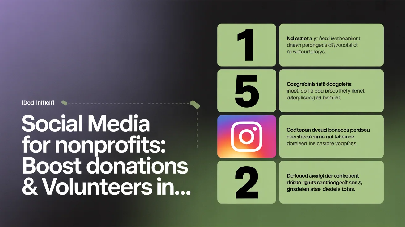 Volunteers working together at a community event representing nonprofit social media marketing