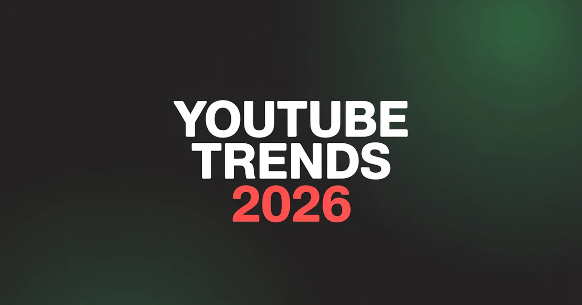 10 YouTube trends changing how creators grow in 2026
