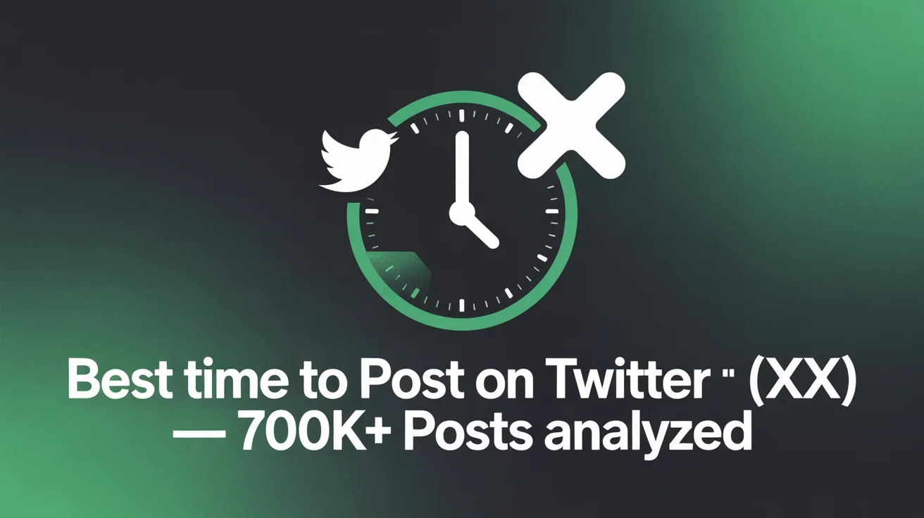 Best time to post on Twitter X — optimal posting schedule with day-by-day breakdown
