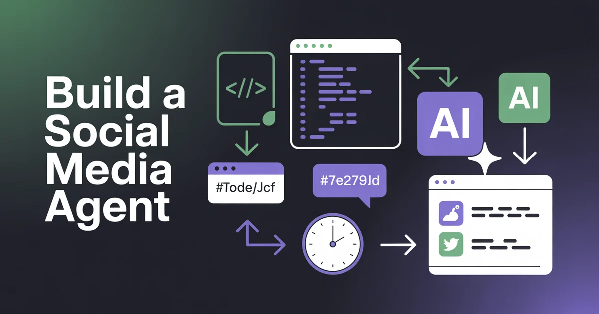 Building a social media AI agent with code and API integrations