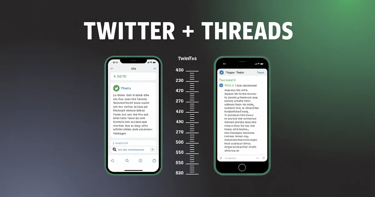 Cross-posting the same content to X (Twitter) and Threads using PostEverywhere with platform-aware character handling