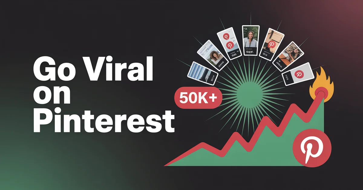 Pinterest mobile app showing viral pins in a vertical feed with high save counts and engagement metrics