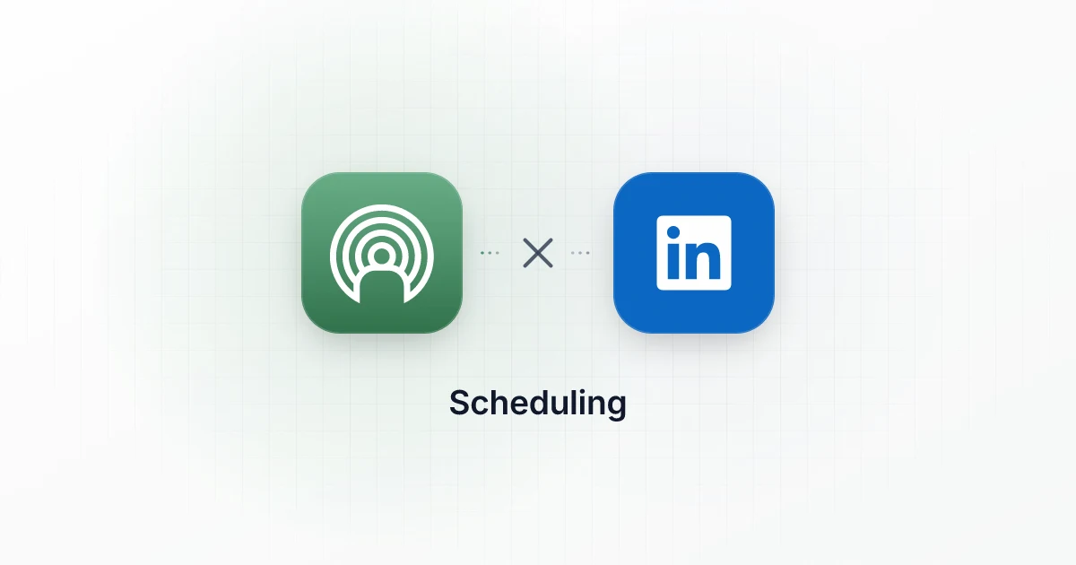 PostEverywhere and LinkedIn app icons side by side: how to schedule LinkedIn posts