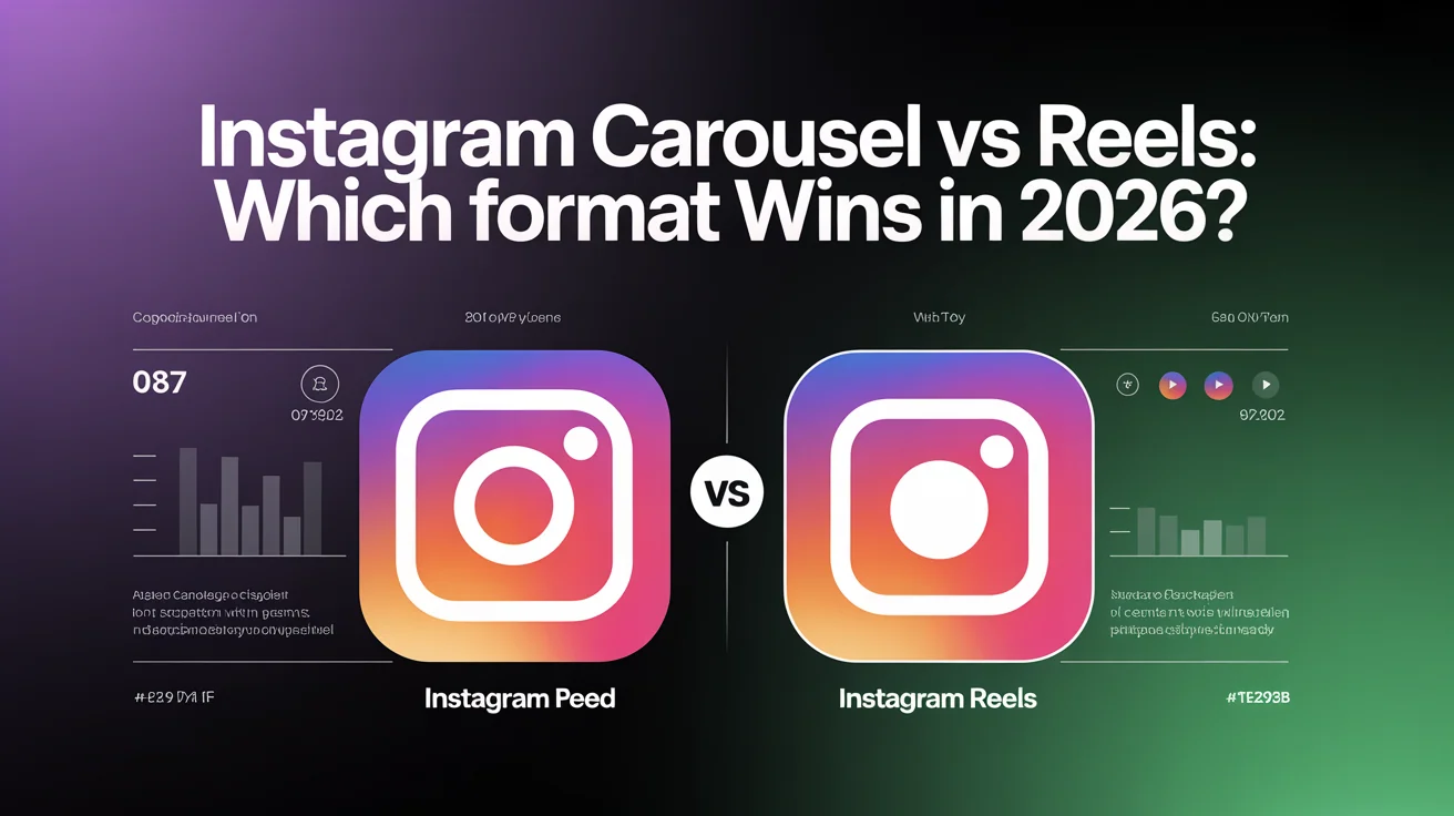 Instagram Carousel vs Reels β saves-driven educational carousels versus discovery-focused short-form Reels