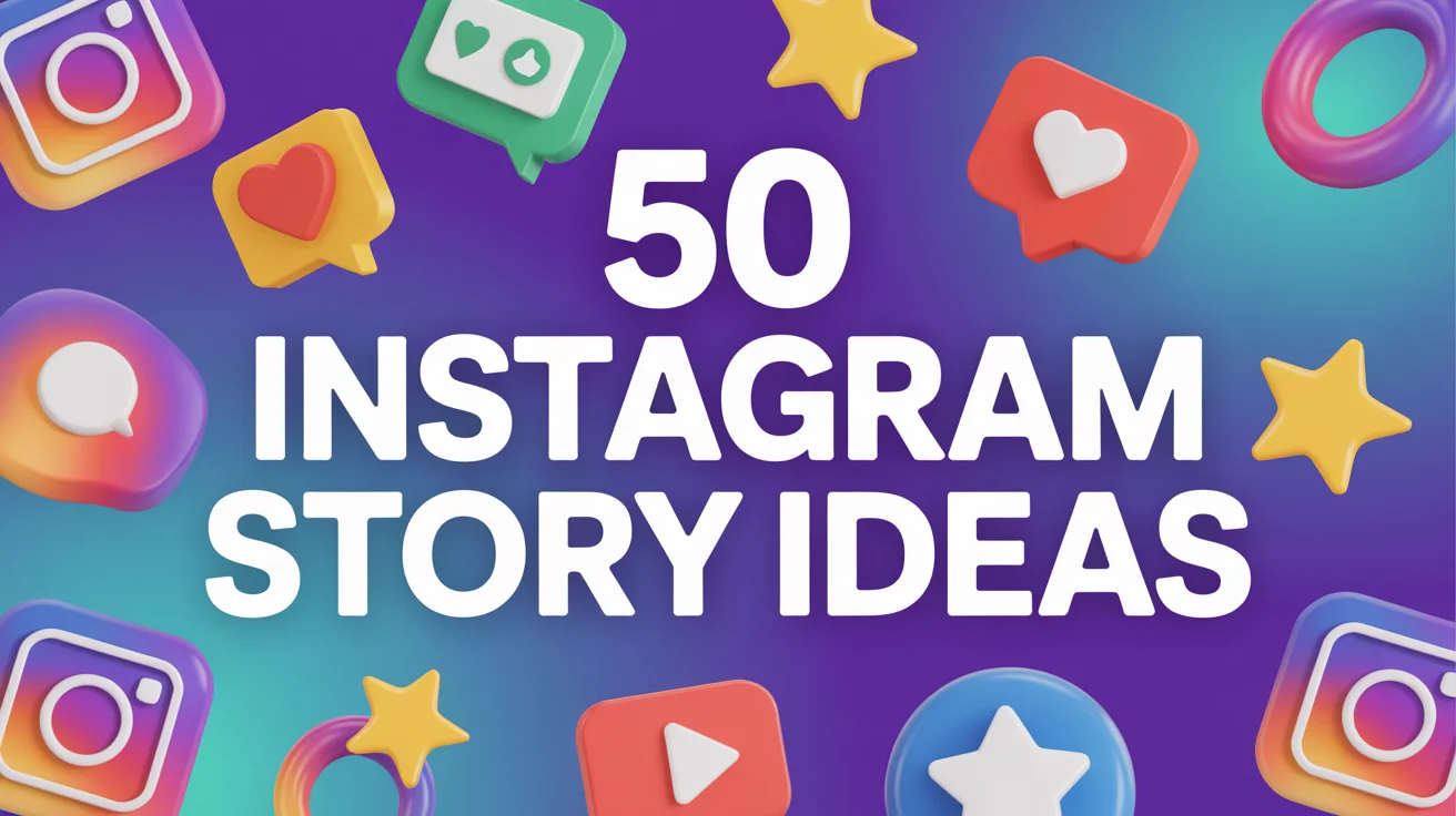 Smartphone showing Instagram Stories with interactive stickers and engagement