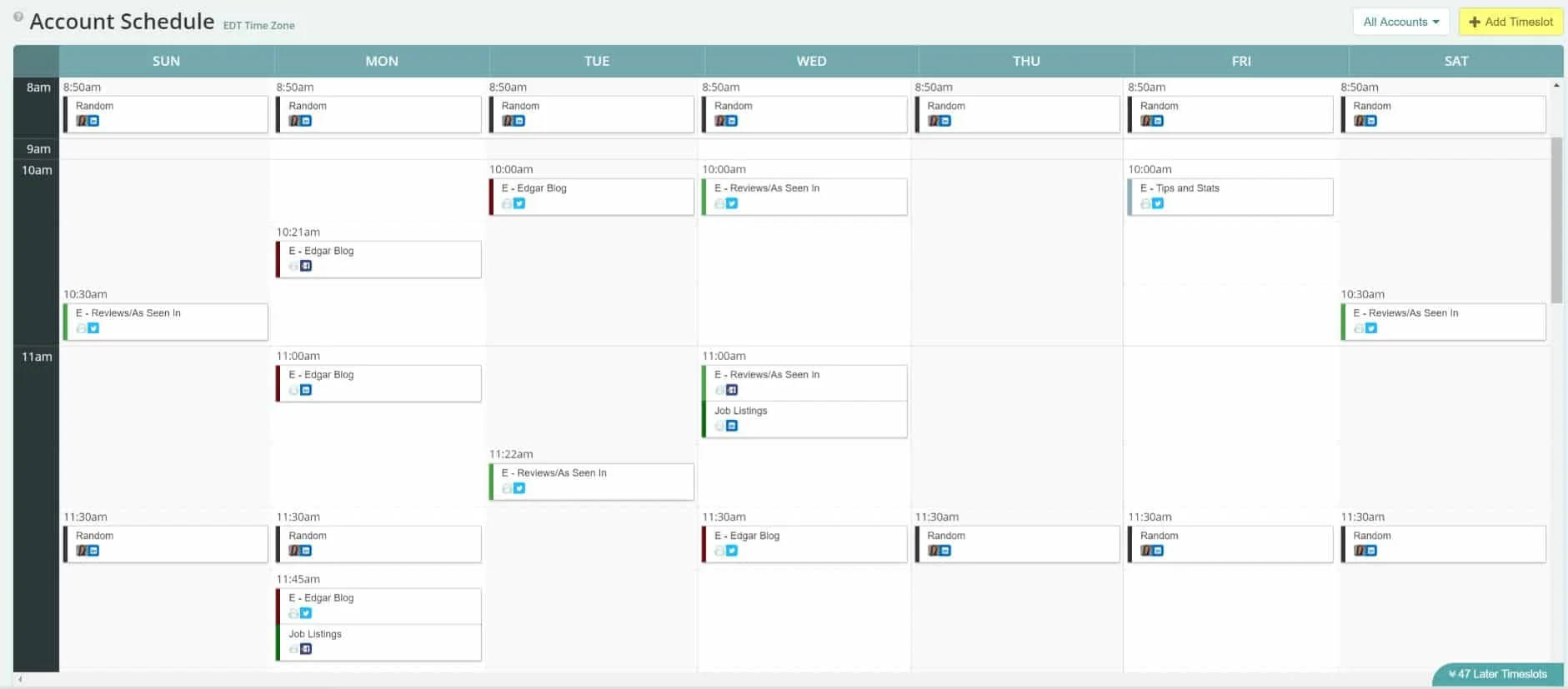 Social media scheduling alternatives to MeetEdgar for content recycling