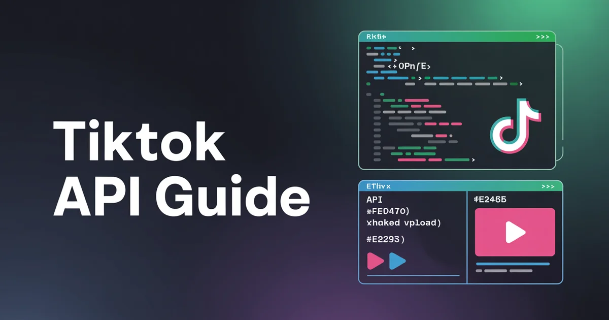 How to post to TikTok via API developer guide