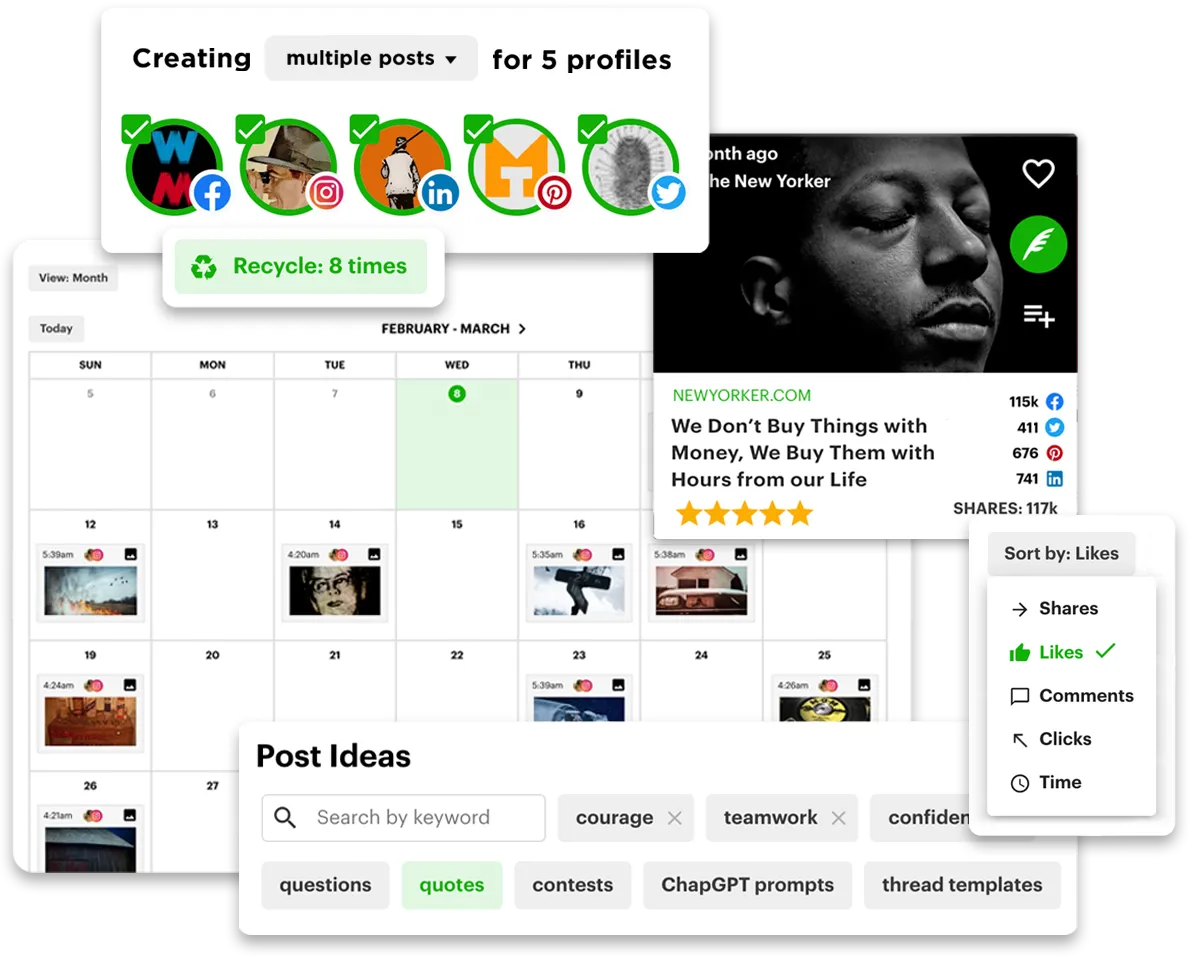 Social media content planning alternatives to Post Planner