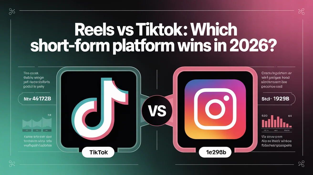 Reels vs TikTok 2026 comparison β Meta's social graph and Shopping versus TikTok's interest graph and Shop