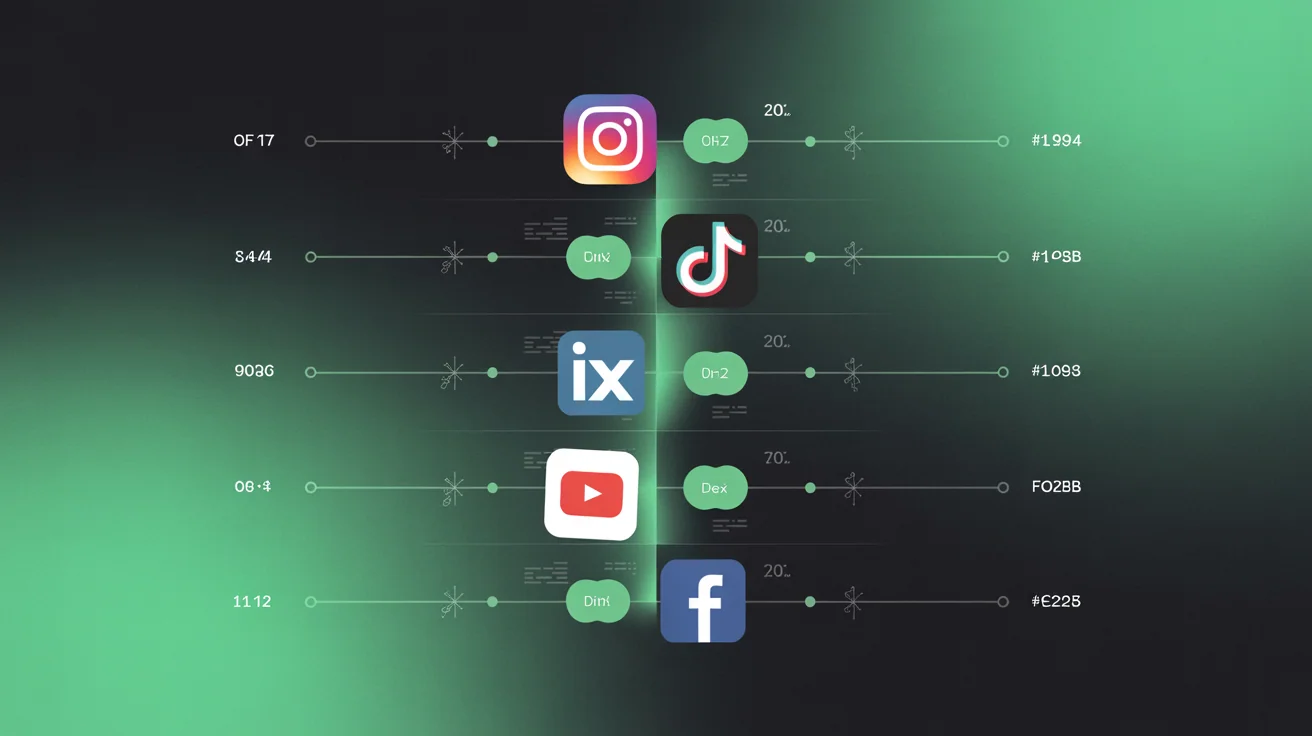 Social media algorithm changes 2026 β a dated change log across Instagram, TikTok, YouTube, X, LinkedIn and Facebook