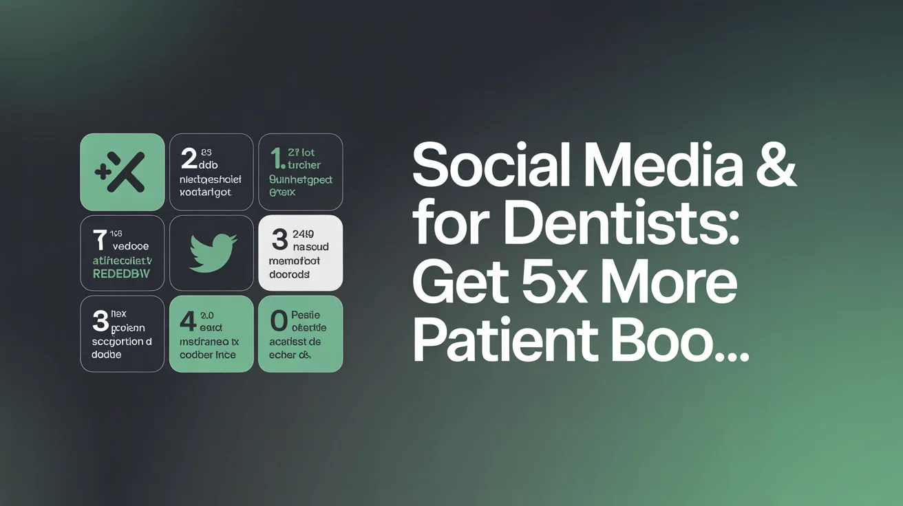 Modern dental or medical office interior representing healthcare social media marketing