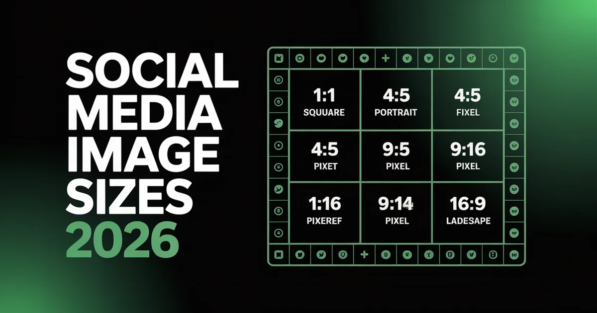 Social media image dimensions and aspect ratios for all major platforms in 2026