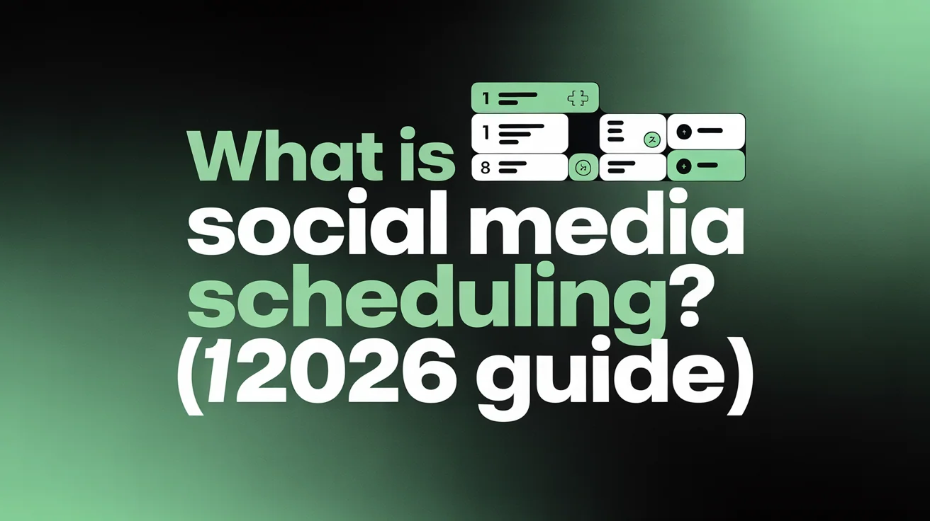 Planner and calendar representing social media scheduling
