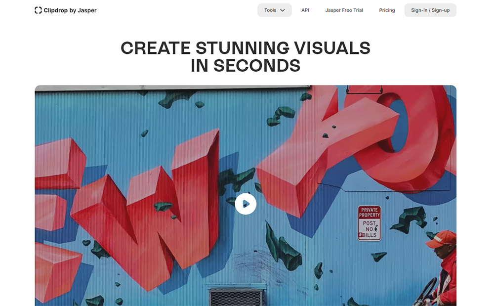 Clipdrop by Jasper free background remover handling complex edges and transparency