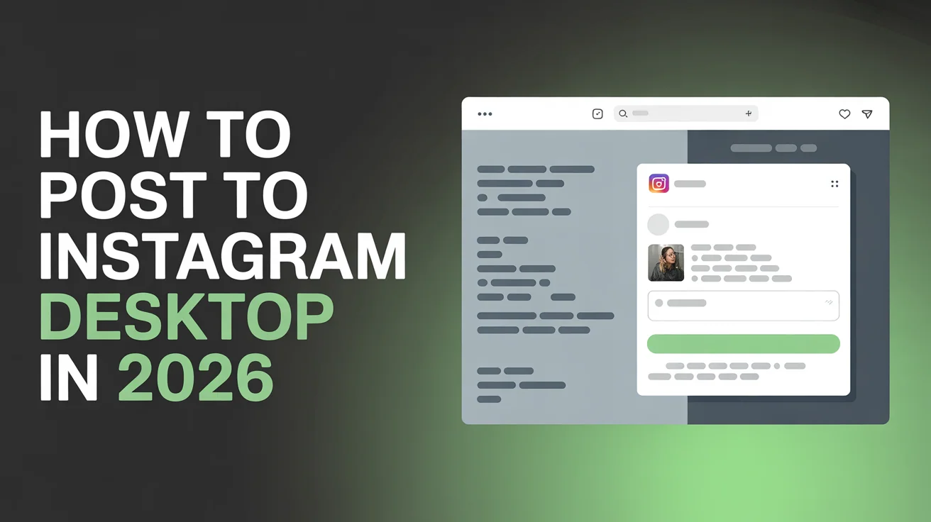 Instagram web interface showing create button and file upload dialog on desktop browser