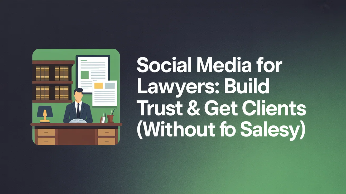 Professional law office with legal books and desk